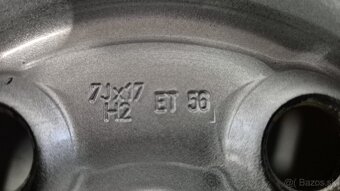 Plechové disky 5x120 r17 ET56 VW T6,T5,Multivan,Transporter - 10