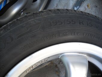 Sada alu letních kol Škoda 15" 5x100 - 10