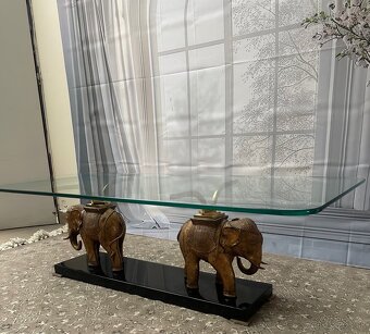 Konferenčný stolík so sklom - 10