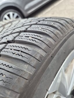 SKODA ELEKTRONY 5x112 R17 + BRIDGESTONE ZIMNE PNEUMATIKY - 10