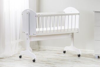 Detská kolíska + komplet výbava  + baldachýn POM - 10