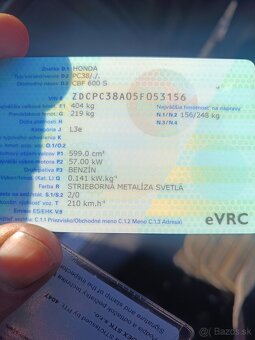 Predám Hondu CBF600 - 10