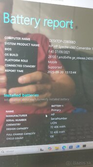 Predám:: HP Spectre x360 15" i7 4K UHD GTX top stav - 10