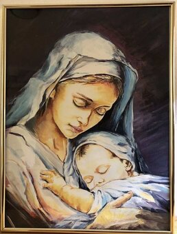 NOVÉ prekrásne náboženské AKVARELOVÉ maľby - 10