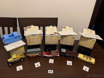 4 cast - Matchbox Yesteryear, Matchbox Dinky ZLACNENE - 10