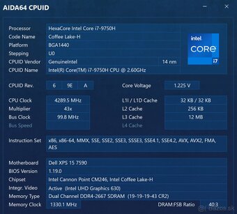 Dell XPS 15 (7590) 4K Touch - Prémiový ultrabook - 10