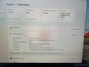 Predam PC set s monitorom Samsung 24” - 10