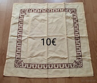Vyšívané dečky, obrúsky - 10