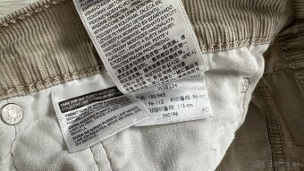 Pánske mančestrové džínsy Levis 511 - veľkosť 38/31 - 10
