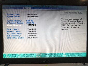 Predám Acer Aspire 5710-JDW50 plne funkčný / náhr. diely - 10