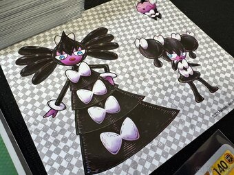 Pokemón MEGA balík (E): 100ks kariet v obaloch s EX + darček - 10