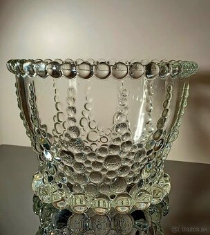 Nádherná efektná veľká sklenená misa - 10