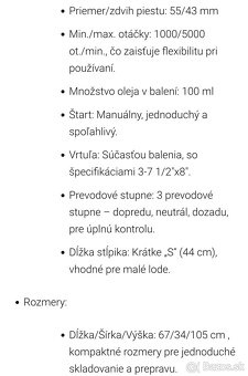 Čln nafukovací FOX 320 + motor - 10