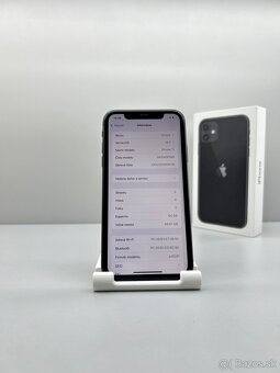 iPhone 11 BLACK TOP STAV NOVÁ BATÉRIA - 10