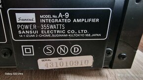 Sansui A-9 made in Japan - 10
