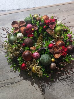 Vianočný veniec s priemerom 50 cm - 10