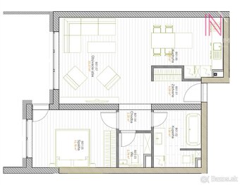 Na predaj priestranný 2 izbový byt s veľkou terasou a vlastn - 10