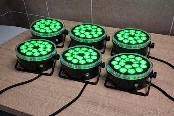 6x Led par 180W s led kruhom, RGBW, dmx - 10