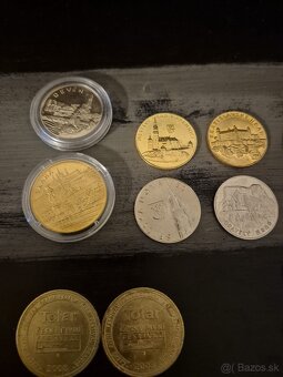 Pamatné mince - slovenské a české hrady a zámky - 10