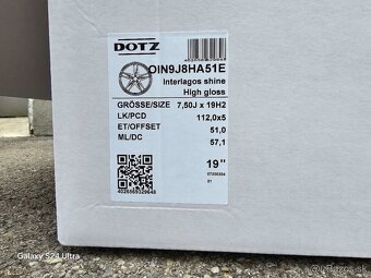 Nové alu kolesá Dotz 5x112 r19 Skoda,Audi,Seat - 10