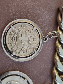 Zlatý náramok 18k a 5 minci 21k - 10