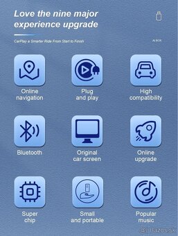 Bezdrôtový adaptér Mini Wireless CarPlay USB - 10