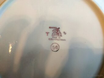 Sada tanierov z porcelánu - závod Nová Role,-PREDANE- - 10