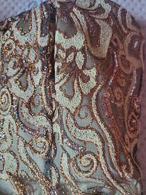 Spoločenské šaty zlaté - 10