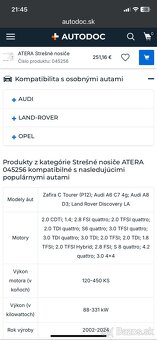Atera strešné nosiče - 10