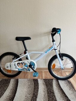 Detský bicykel 16”+kolobežka+chrániče na odrážadlo - 10