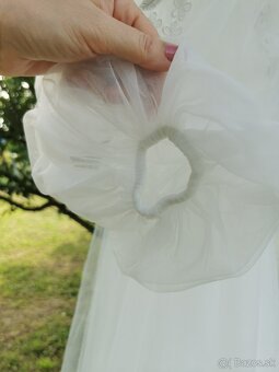 Svadobne saty - ASOS boho, nove - puff rukavy , M - 10