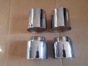 Predám 4x úplne nové chrómove krytky nábojov na SUV ,  OFFRO - 10