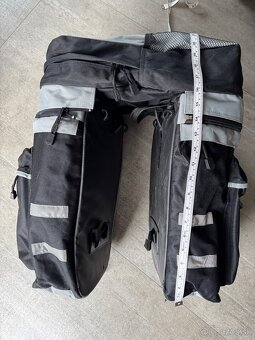 Dvojbrasna cyklisticka taska / brasna na zadny nosic - 10