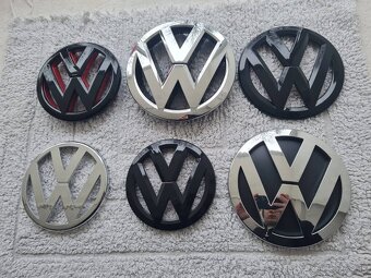 Farebné a chrómové znak / emblémy / logo na VOLKSWAGEN - 10