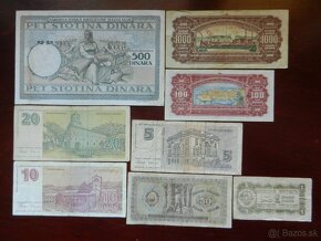 Bankovky staré Španielsko, Srbsko a iné - 10