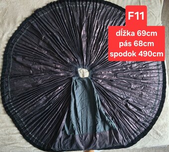 Stary kroj FARBIARSKE SUKNE indigo - 10