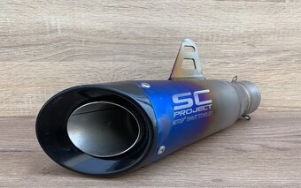 Nový  športový  ladený  Nerezový  univerzálny    moto výfuk - 10