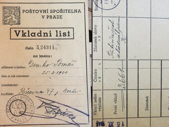 Drevená krabička Oetker s dokladmi. - 10