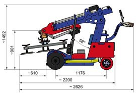 Manipulator, Minižeriav, Montáž skla, Montážna technika - 10