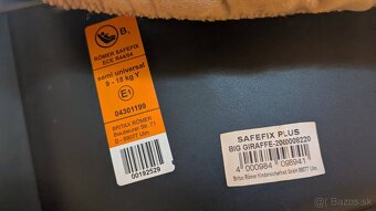 Britax Romer Safefix Plus 9-18 kg Big Giraffe - 10