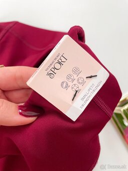 Victoria’s Secret bordove leginy S - 10