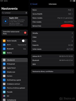 Predám iPad Air 3. generácie (2019) Space Grey, 64GB, WiFi - 10