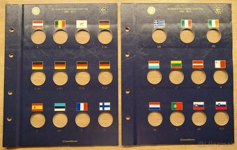 Stránky do albumu na 2 eurové pamätné mince + albumy - 10