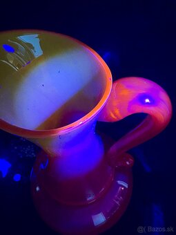 Veľký džbán Blenko USA, kadmiove sklo - 10