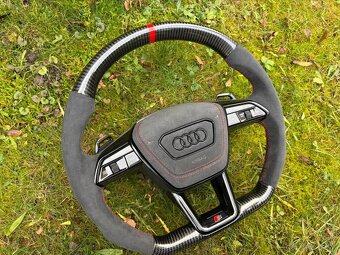 AUDI KARBON / ALKANTARA SPORTOVY VOLANT -vyhrievaný- - 10
