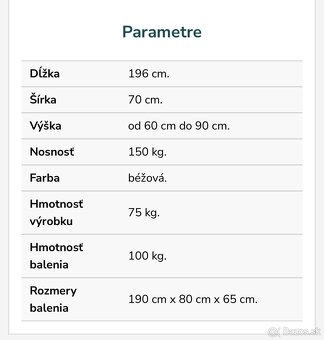 Masérske lehátko - 10