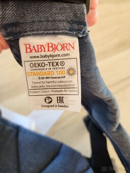 Babybjörn One ergonomické nosítko classic denim blue - 10