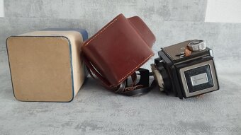 Starý fotoaparát Flexaret VI automat s brašnou, návodem aj - 10