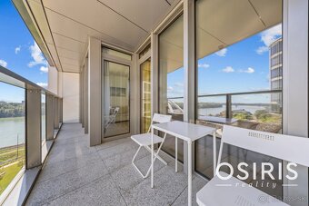 Klimatizovaný 2 izbový byt s terasou v Eurovea Tower, 1x par - 10