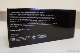 Opel Meriva OPC Minichamps 1:43 - 10